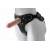 Черный пояс-трусики с двумя насадками Soft-Dolli - 16,5 и 10,5 см. - LOVETOY (А-Полимер) - купить с доставкой в Нижнем Тагиле