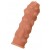 Телесная реалистичная насадка KOKOS Extreme Sleeve 11 с дополнительной стимуляцией - 12,7 см. - KOKOS - в Нижнем Тагиле купить с доставкой