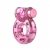 Розовое эрекционное виброкольцо Pink Bear - Baile - в Нижнем Тагиле купить с доставкой