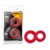 Набор из 2 красных эрекционных колец Stay Hard Donut Rings - Blush Novelties - в Нижнем Тагиле купить с доставкой
