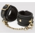 Черные наручники Bound to You Faux Leather Wrist Cuffs - Fifty Shades of Grey - купить с доставкой в Нижнем Тагиле