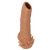 Телесная насадка с усиками и открытой головкой Nude Sleeve L - 14 см. - KOKOS - в Нижнем Тагиле купить с доставкой