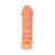 Телесная закрытая насадка с пупырышками Cock Sleeve Size M - 15,6 см. - KOKOS - в Нижнем Тагиле купить с доставкой