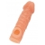 Телесная закрытая насадка с шершавой головкой Cock Sleeve Size M - 15,6 см. - KOKOS - в Нижнем Тагиле купить с доставкой