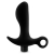 Черный анальный вибратор Silicone Vibrating Prostate Massager 01 - 10,8 см. - Blush Novelties - в Нижнем Тагиле купить с доставкой