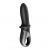 Черный анальный вибратор Hot Passion с функцией нагрева - Satisfyer - в Нижнем Тагиле купить с доставкой
