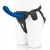 Синяя насадка Remote Control P-Spot G-Spot с черными трусиками - 20 см. - Pegasus - купить с доставкой в Нижнем Тагиле