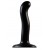 Черный фаллоимитатор-насадка Strap-On-Me P G spot Dildo size S - 16,4 см. - Strap-on-me - купить с доставкой в Нижнем Тагиле