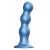 Голубая насадка Strap-On-Me Dildo Plug Balls size S - Strap-on-me - купить с доставкой в Нижнем Тагиле