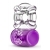Фиолетовое эрекционное виброкольцо Pleaser Rechargeable C-Ring - Blush Novelties - в Нижнем Тагиле купить с доставкой