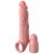 Телесная насадка-удлинитель 2 Inch Silicone X-tension with Strap - 20,3 см. - Pipedream - в Нижнем Тагиле купить с доставкой