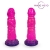 Розовый рельефный фантазийный фаллоимитатор - 20 см. - Bior toys - купить с доставкой в Нижнем Тагиле