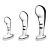 Набор из 3 стальных стимуляторов простаты Stainless Steel P-spot Training Set - b-Vibe - в Нижнем Тагиле купить с доставкой