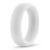 Белое люминесцентное эрекционное кольцо Silicone Glo Cock Ring - Blush Novelties - в Нижнем Тагиле купить с доставкой