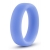 Голубое люминесцентное кольцо Silicone Glo Cock Ring - Blush Novelties - в Нижнем Тагиле купить с доставкой