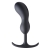 Черный массажер простаты с утяжелителями Premium Silicone Weighted Prostate Plug Large - 18,8 см. - XR Brands - в Нижнем Тагиле купить с доставкой