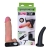 Страпон с 2 насадками и вибрацией UniStrap - 19 и 12 см. - LOVETOY (А-Полимер) - купить с доставкой в Нижнем Тагиле