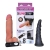 Страпон с 2 насадками и вибрацией UniStrap - 20 и 18 см. - LOVETOY (А-Полимер) - купить с доставкой в Нижнем Тагиле