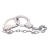 Наручники из металла с длинной цепочкой CHROME HANDCUFFS METAL HANDCUFFS W. KEY - NMC - купить с доставкой в Нижнем Тагиле