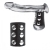 Утяжка на пенис на кнопочках 100% PVC STRAP WITH METAL SNAP - BlueLine - купить с доставкой в Нижнем Тагиле