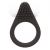 Чёрное эрекционное кольцо LIT-UP SILICONE STIMU RING 1 BLACK - Dream Toys - в Нижнем Тагиле купить с доставкой