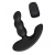 Черный силиконовый стимулятор простаты Levett Nitoc с пультом ДУ - Levett - в Нижнем Тагиле купить с доставкой