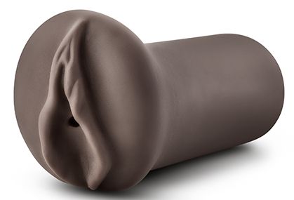 Коричневый мастубратор-вагина Nicole s Kitty - Blush Novelties - в Нижнем Тагиле купить с доставкой