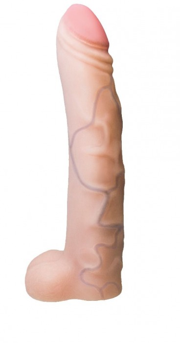 Фаллическая насадка REAL Standard - 17 см. - LOVETOY (А-Полимер) - купить с доставкой в Нижнем Тагиле