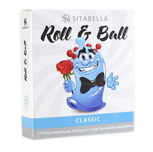 стимулирующий презерватив-насадка Roll   Ball Classic - Sitabella - купить с доставкой в Нижнем Тагиле