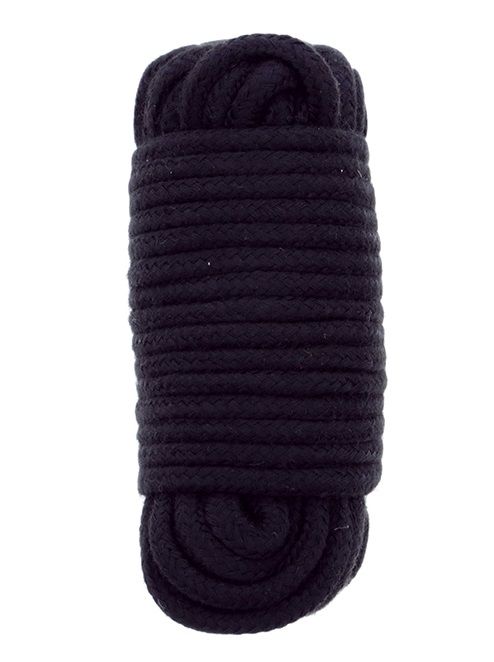 Черная веревка для связывания BONDX LOVE ROPE - 10 м. - Dream Toys - купить с доставкой в Нижнем Тагиле