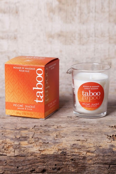 Массажное аромамасло с афродизиаками для женщин RUF Taboo Peche sucre - 60 гр. - RUF - купить с доставкой в Нижнем Тагиле