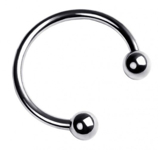 Серебристая подкова на головку пениса - ToyFa - купить с доставкой в Нижнем Тагиле