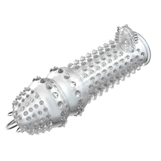 Закрытая прозрачная насадка Crystal sleeve - 14,2 см. - Erowoman-Eroman - в Нижнем Тагиле купить с доставкой