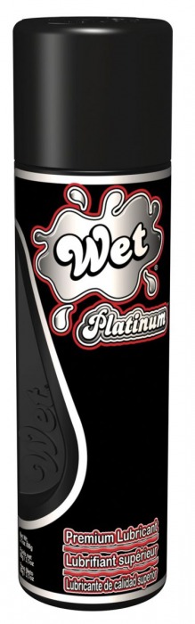 Гель-лубрикант на силиконовой основе Wet Platinum - 93 мл. - Wet International Inc. - купить с доставкой в Нижнем Тагиле