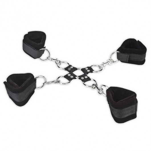 Комплект для сковывания из 5 предметов - Lux Fetish - купить с доставкой в Нижнем Тагиле