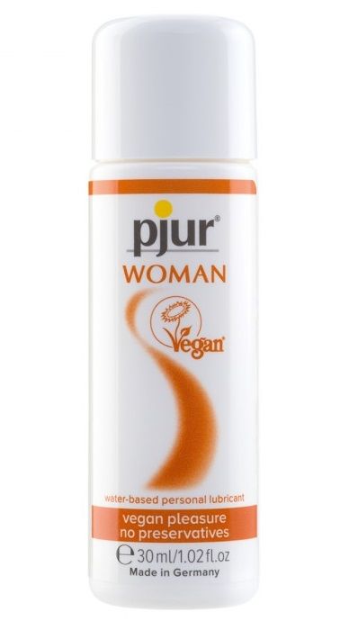 Лубрикант pjur WOMAN Vegan на водной основе - 30 мл. - Pjur - купить с доставкой в Нижнем Тагиле