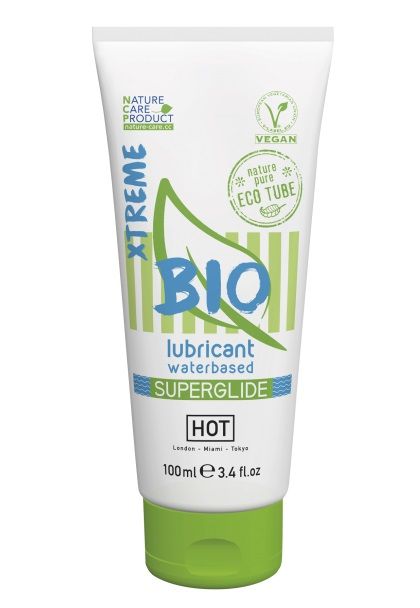Интимный увлажняющий гель BIO SuperGlide Xtreme - 100 мл. - HOT - купить с доставкой в Нижнем Тагиле