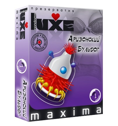 Презерватив LUXE Maxima  Аризонский Бульдог  - 1 шт. - Luxe - купить с доставкой в Нижнем Тагиле