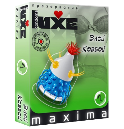 Презерватив LUXE Maxima  Злой Ковбой  - 1 шт. - Luxe - купить с доставкой в Нижнем Тагиле