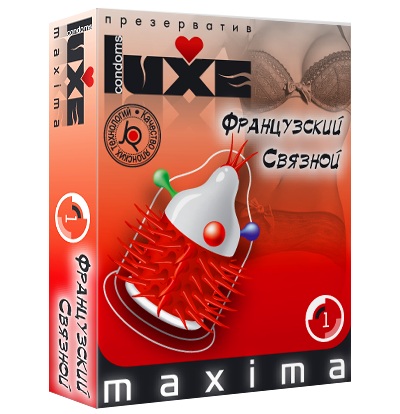 Презерватив LUXE Maxima  Французский связной  - 1 шт. - Luxe - купить с доставкой в Нижнем Тагиле