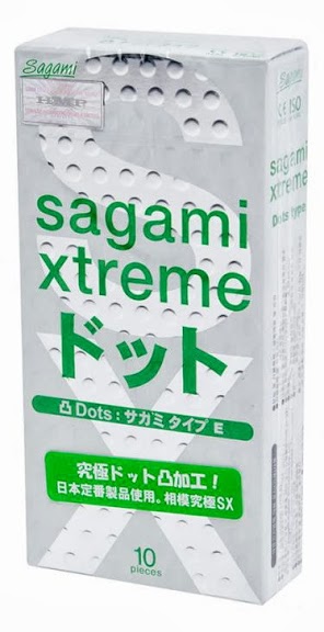 Презервативы Sagami Xtreme Type-E с точками - 10 шт. - Sagami - купить с доставкой в Нижнем Тагиле