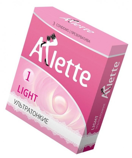 Ультратонкие презервативы Arlette Light - 3 шт. - Arlette - купить с доставкой в Нижнем Тагиле
