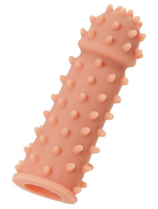 Телесная реалистичная насадка KOKOS Extreme Sleeve 03 с дополнительной стимуляцией - 12,7 см. - KOKOS - в Нижнем Тагиле купить с доставкой