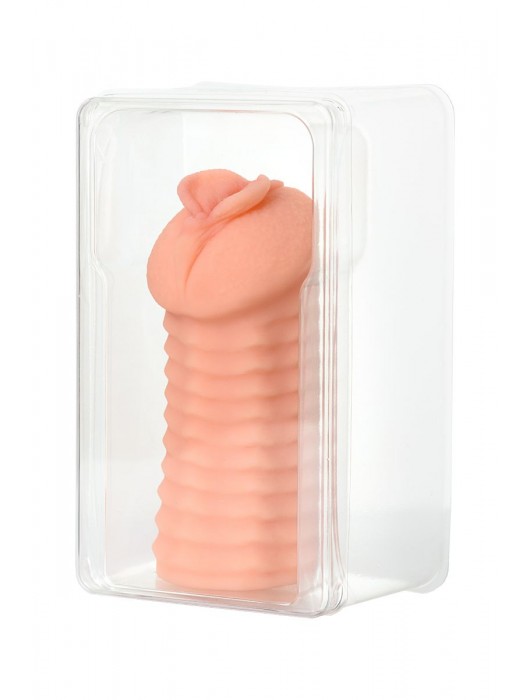 Мастурбатор-вагина ELEGANCE с ребрами на поверхности - KOKOS - в Нижнем Тагиле купить с доставкой