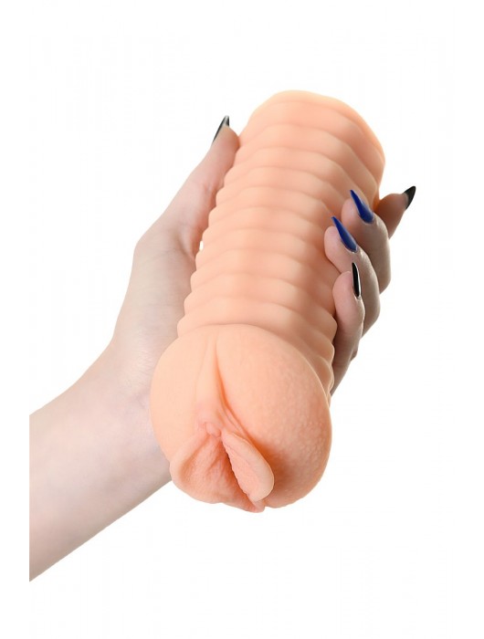 Мастурбатор-вагина ELEGANCE с ребрами на поверхности - KOKOS - в Нижнем Тагиле купить с доставкой