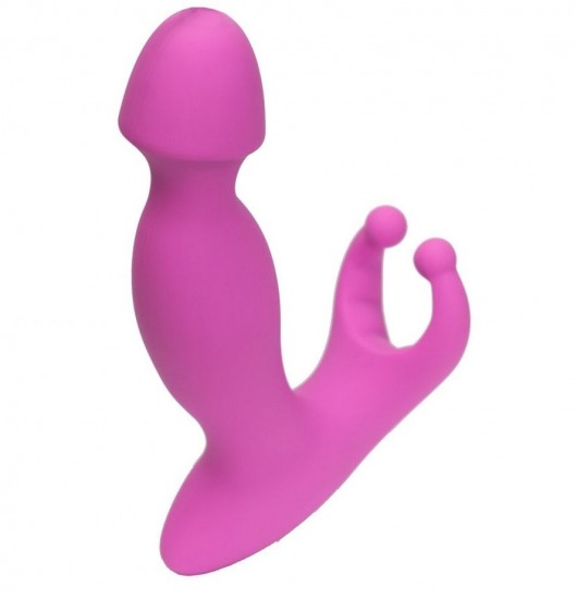Розовый стимулятор простаты с усиками - 15 см. - 4sexdreaM - в Нижнем Тагиле купить с доставкой