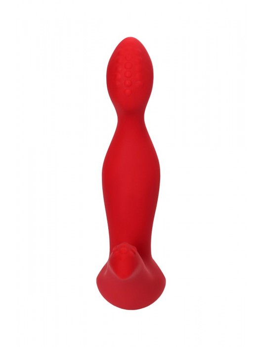 Красный силиконовый вибростимулятор простаты Proman - 12,5 см. - ToyFa - в Нижнем Тагиле купить с доставкой