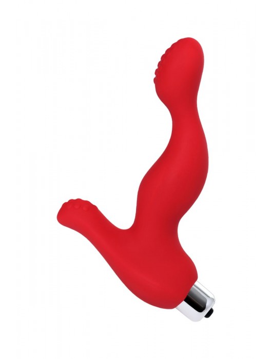 Красный силиконовый вибростимулятор простаты Proman - 12,5 см. - ToyFa - в Нижнем Тагиле купить с доставкой