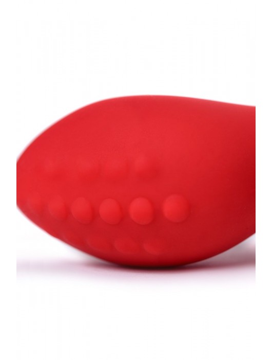 Красный силиконовый вибростимулятор простаты Proman - 12,5 см. - ToyFa - в Нижнем Тагиле купить с доставкой