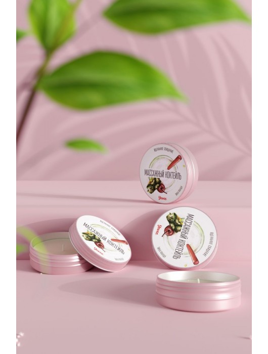 Массажная свеча «Массажный коктейль» с ароматом пина колады - 30 мл. - ToyFa - купить с доставкой в Нижнем Тагиле